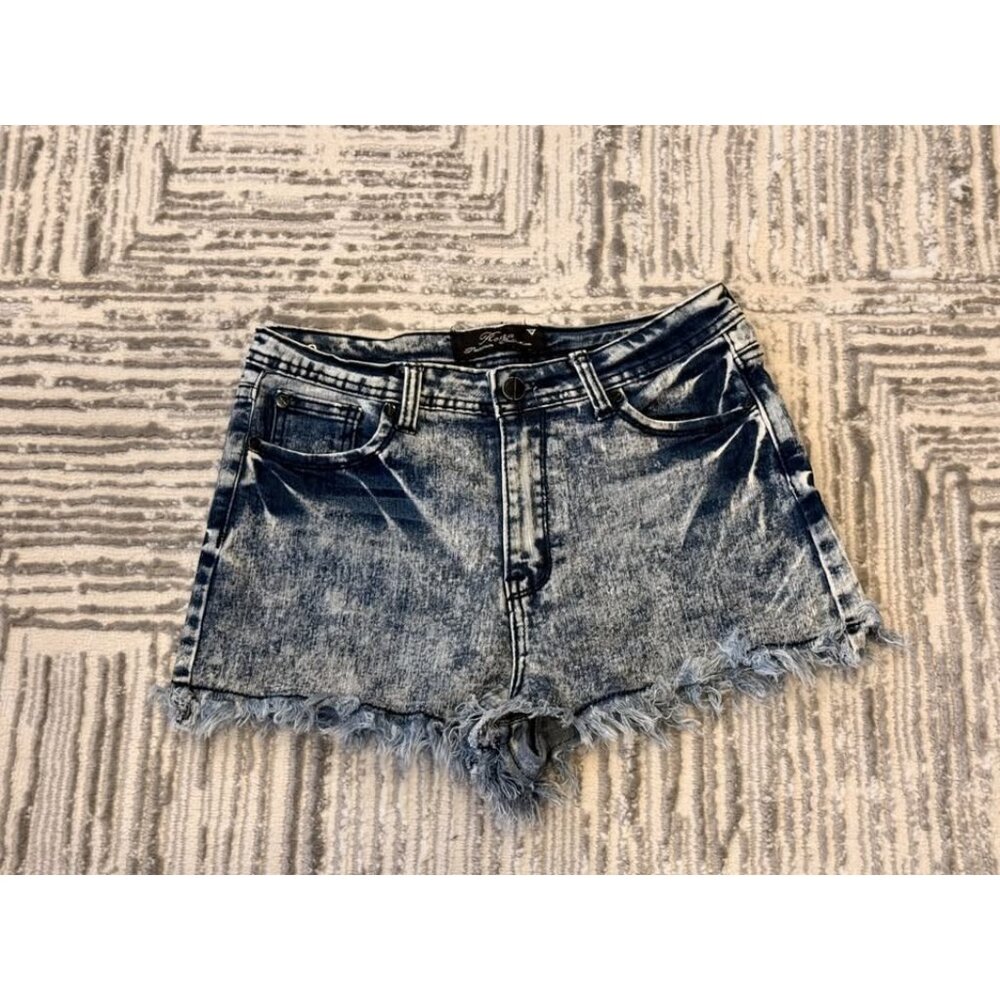 Roma Premium Collection women's size 6 blue denim Boutique shorts